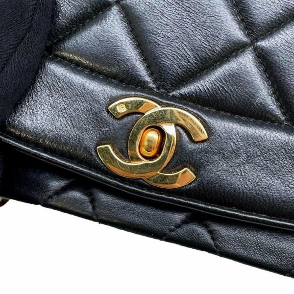 シャネル チェーンショルダーバッグ マトラッセ25 ココマーク ラムスキン A01165 CHANEL バッグ 黒