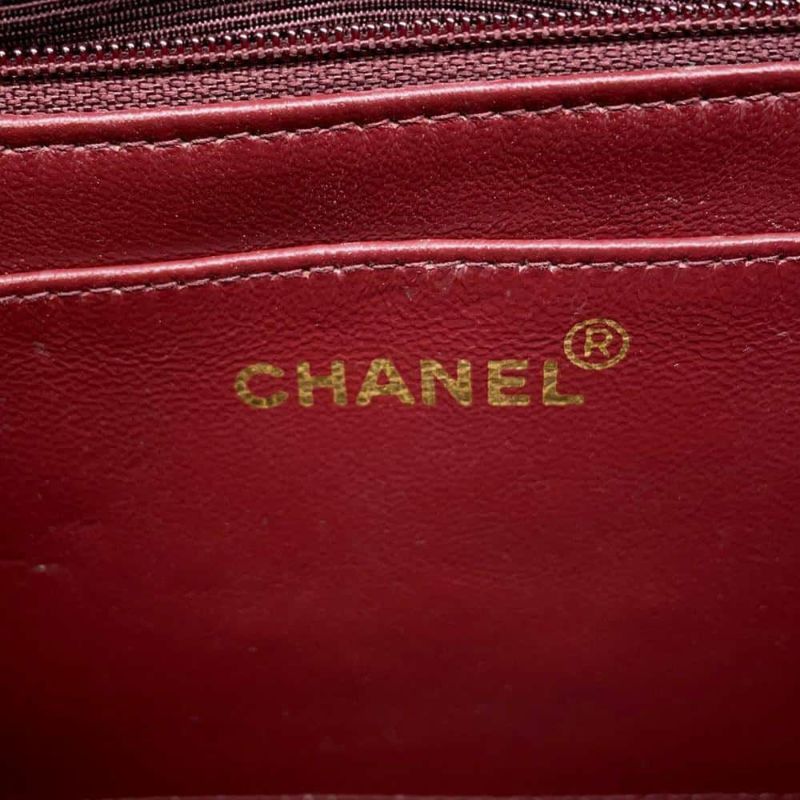 シャネル チェーンショルダーバッグ マトラッセ25 ココマーク ラムスキン A01165 CHANEL バッグ 黒