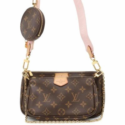 ルイヴィトン ショルダーバッグ モノグラム ミュルティ・ポシェット・アクセソワール M44813 LOUIS VUITTON アクセサリーポーチ  安心保証 | 中古・新品ブランド販売ギャラリーレア公式通販