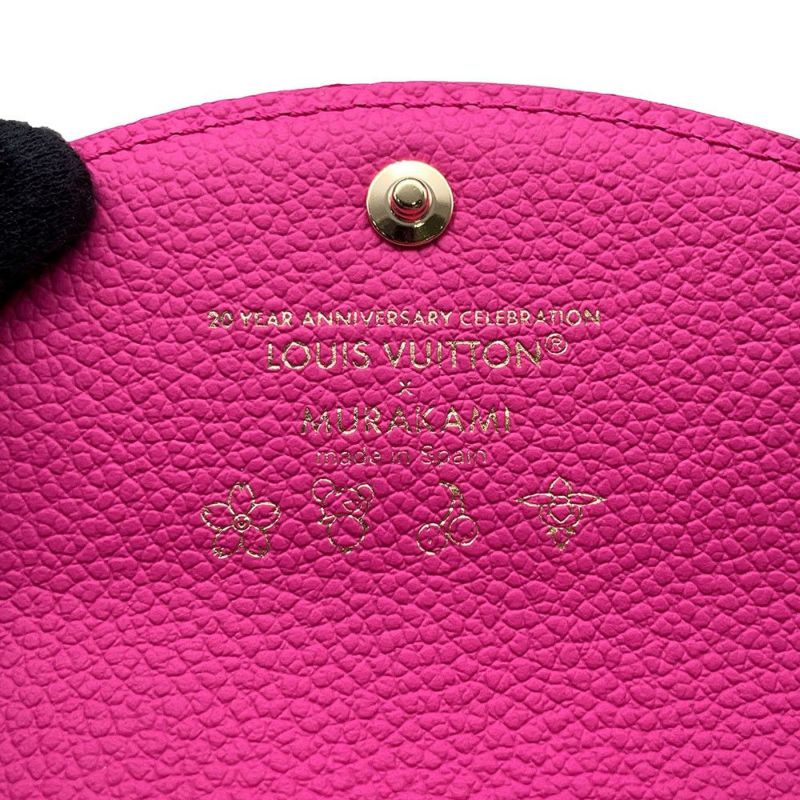 ルイヴィトン コインケース モノグラム・アンプラント LV × TM ポルトモネ・ロザリ M14086 村上隆 コラボ
