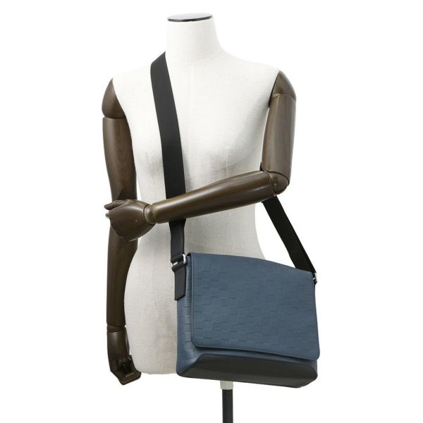 ルイヴィトン ショルダーバッグ ダミエ・アンフィニ ディストリクト N41035LOUIS VUITTON ヴィトン ブラック 黒 メンズ