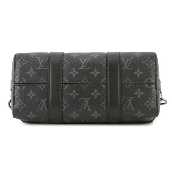 ルイヴィトン ショルダーバッグ モノグラム・エクリプス/リバース シティ・キーポル M45936 ブラック 黒