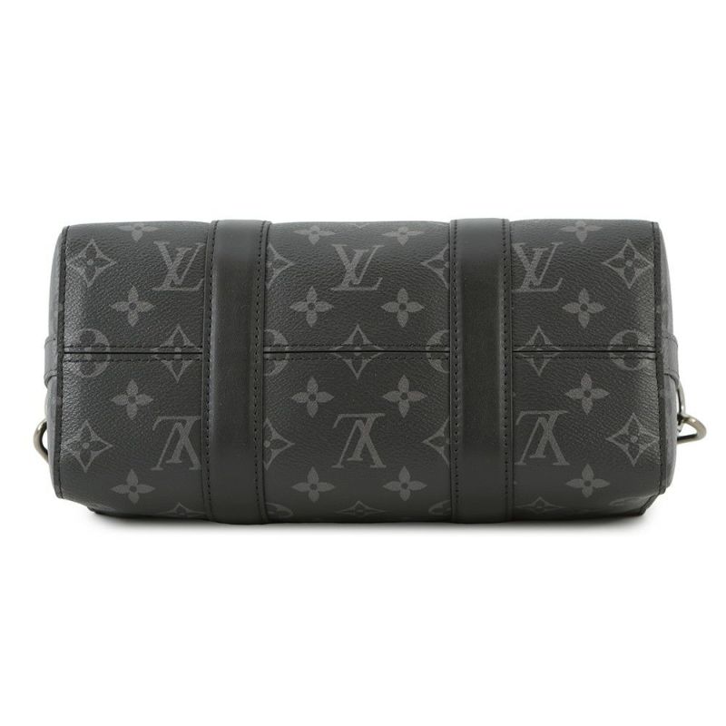 ルイヴィトン ショルダーバッグ モノグラム・エクリプス/リバース シティ・キーポル M45936 ブラック 黒