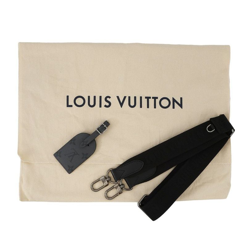 ルイヴィトン ショルダーバッグ モノグラム・エクリプス/リバース シティ・キーポル M45936 ブラック 黒