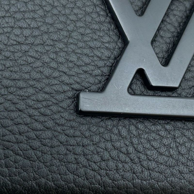 ルイヴィトン リュック テイクオフ・バックパック グレインレザー M57079 LOUIS VUITTON バッグ メンズ 黒 ブラック