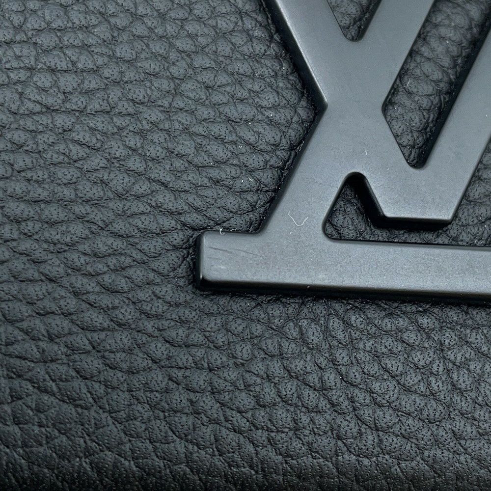 ルイヴィトン リュック テイクオフ・バックパック グレインレザー M57079 LOUIS VUITTON バッグ メンズ 黒 ブラック