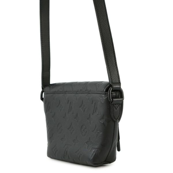 ルイヴィトン ショルダーバッグ モノグラム・シャドウ パルス・ウェアラブル ウォレット M12636 LOUIS VUITTON 黒 ブラック