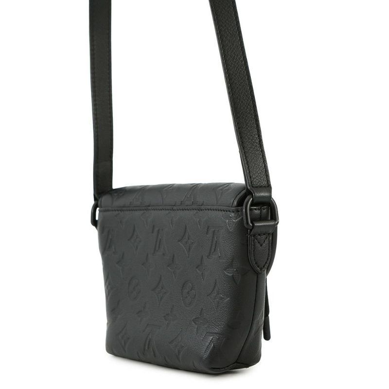 ルイヴィトン ショルダーバッグ モノグラム・シャドウ パルス・ウェアラブル ウォレット M12636 LOUIS VUITTON 黒 ブラック