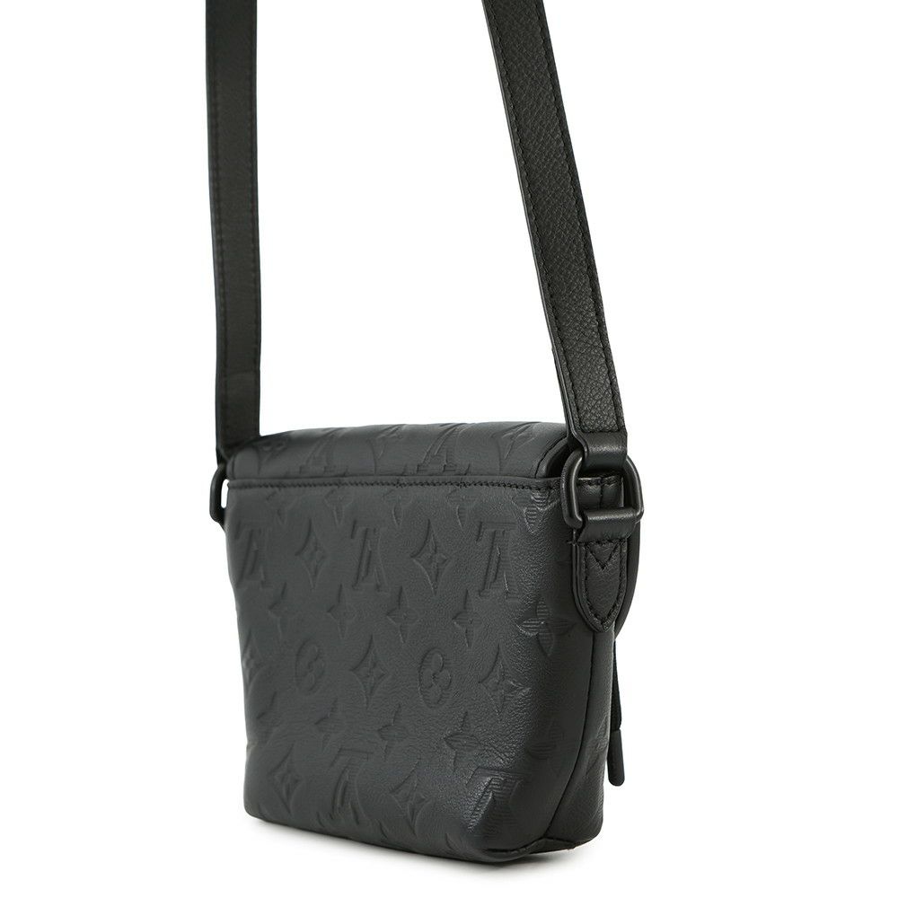 ルイヴィトン ショルダーバッグ モノグラム・シャドウ パルス・ウェアラブル ウォレット M12636 LOUIS VUITTON 黒 ブラック