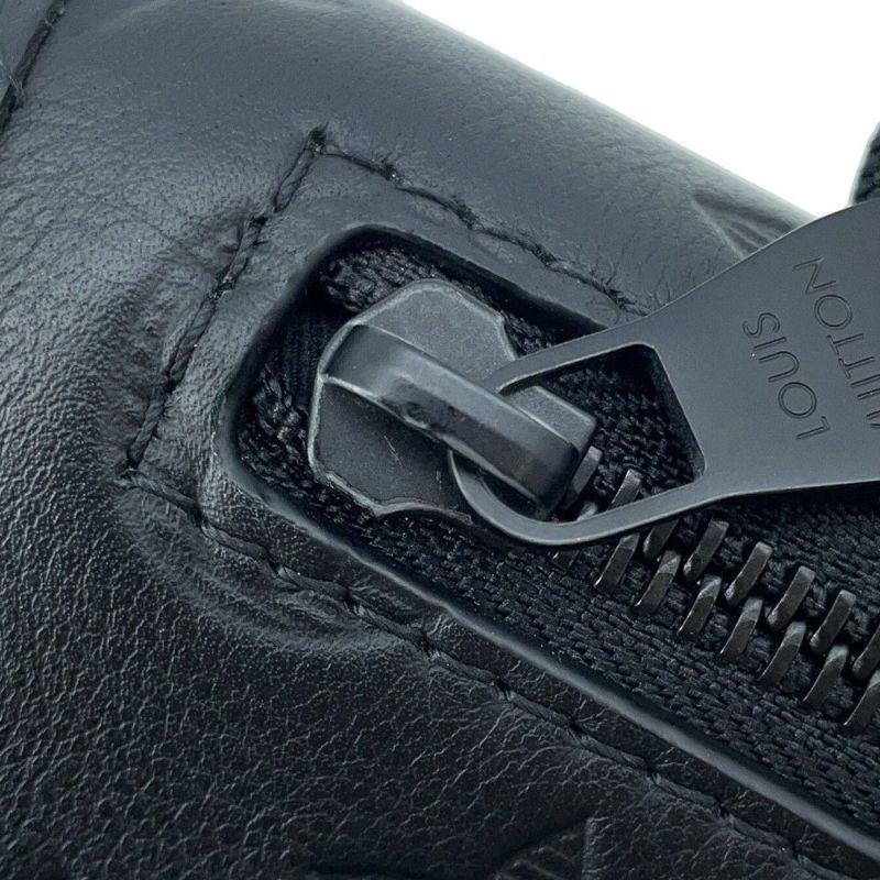 ルイヴィトン ショルダーバッグ モノグラム・シャドウ パルス・ウェアラブル ウォレット M12636 LOUIS VUITTON 黒 ブラック