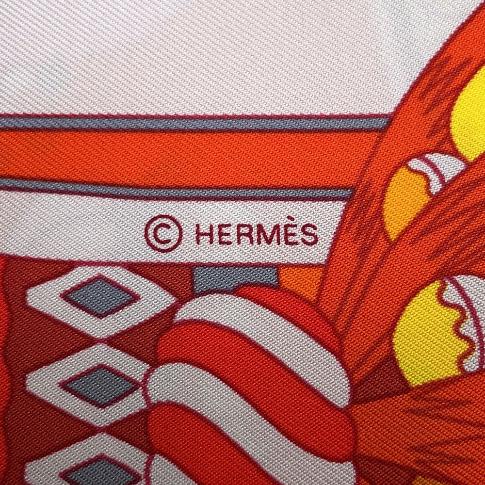 エルメス スカーフ カレ90 ラ・パティスリー・フランセーズ La Patisserie Francaise HERMES シルク 2019年秋冬
