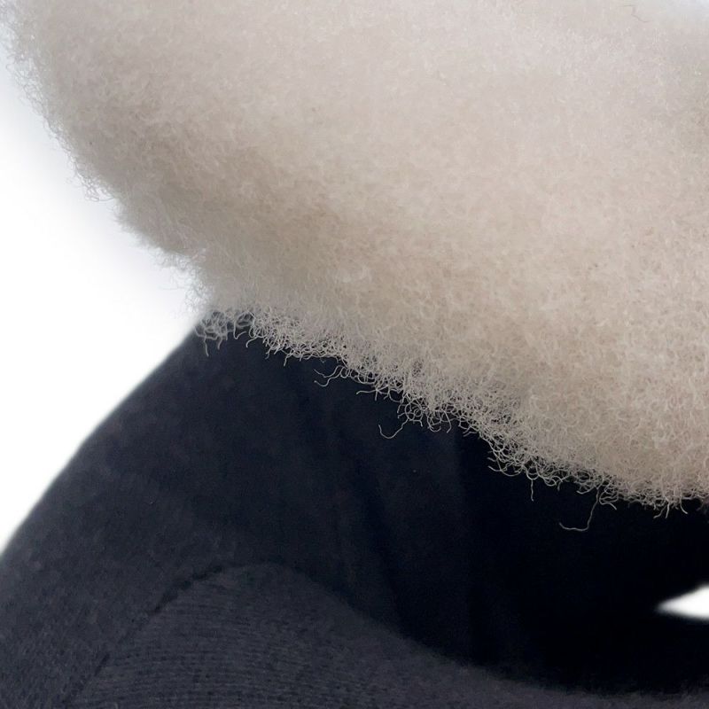 エルメス バッグチャーム バディ オレンジポピー/カーネリアン ラムスキン/ムートン U刻印