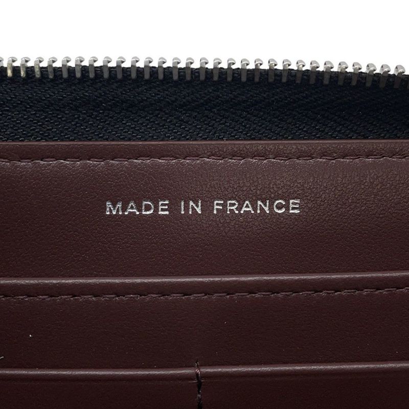 シャネル 長財布 クラシック ロング ジップ ウォレット ココマーク マトラッセ キャビアスキン AP0242 CHANEL 黒