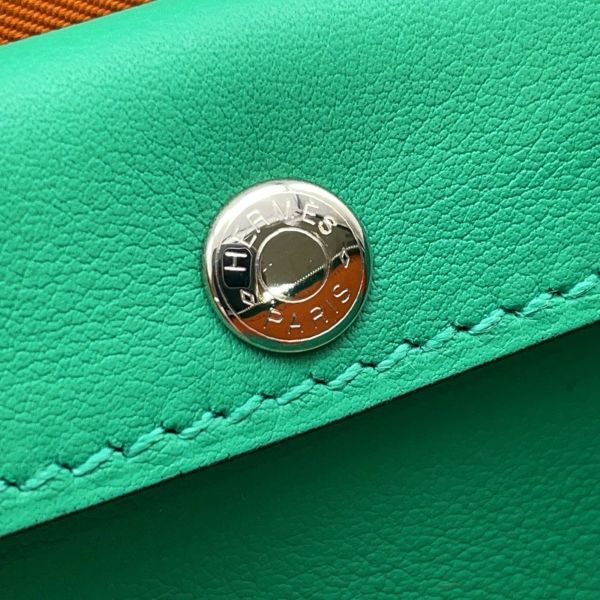 エルメス 長財布 ヌーヴォー・トゥー・ゴー・ジップ セレステ/ミント/チャイ/シルバー金具 エプソン/スイフト U刻印