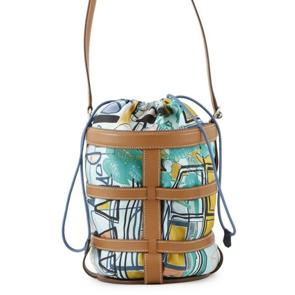 エルメス ショルダーバッグ ミュザルディーヌ ゴールド/シルバー金具 エプソン A刻印 HERMES バケットバッグ