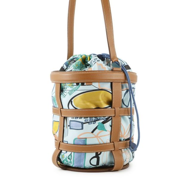 エルメス ショルダーバッグ ミュザルディーヌ ゴールド/シルバー金具 エプソン A刻印 HERMES バケットバッグ