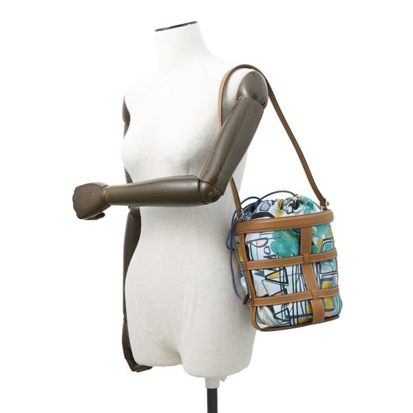 エルメス ショルダーバッグ ミュザルディーヌ ゴールド/シルバー金具 エプソン A刻印 HERMES バケットバッグ