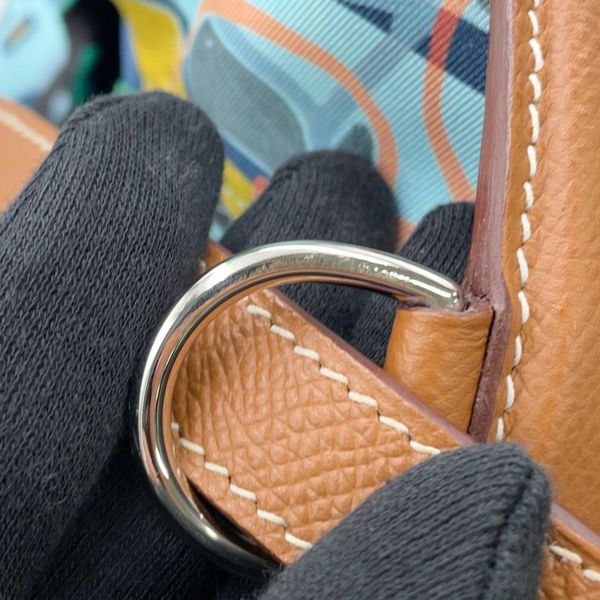 エルメス ショルダーバッグ ミュザルディーヌ ゴールド/シルバー金具 エプソン A刻印 HERMES バケットバッグ