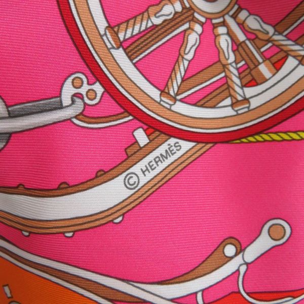 エルメス スカーフ カレ90 ステイトリ・ホイールズ HERMES