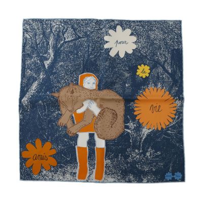 HERMES スカーフ カレ45 ガヴロッシュ Peinture Fraiche HERMES