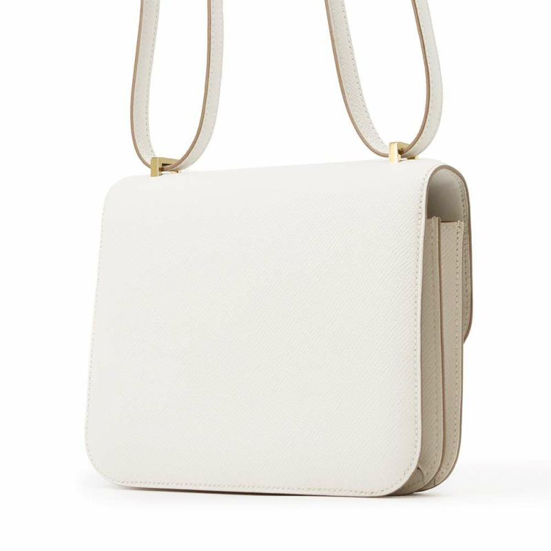 エルメス ミニ コンスタンス3 ミロワール グリスペール/ゴールド金具 ヴォーエプソン B刻印