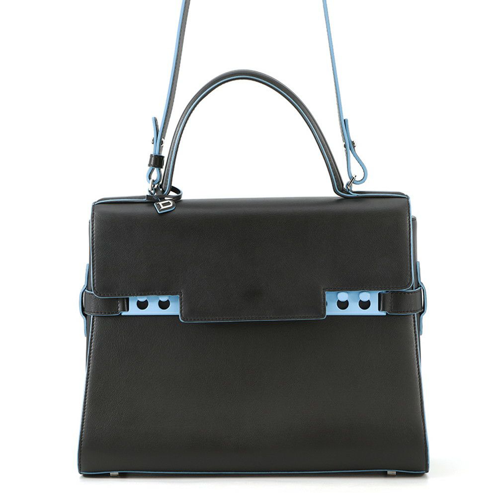 デルヴォー ハンドバッグ タンペートGM レザー Delvaux デルボー 2way 黒