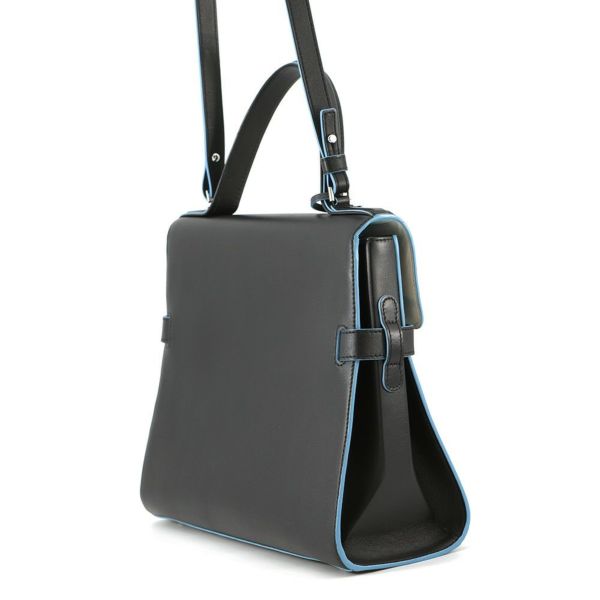 デルヴォー ハンドバッグ タンペートGM レザー Delvaux デルボー 2way 黒