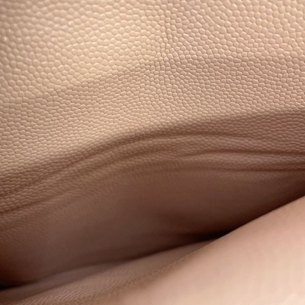 シャネル チェーンショルダーバッグ マトラッセ25 ココマーク ダブルチェーン キャビアスキン A01112 CHANEL