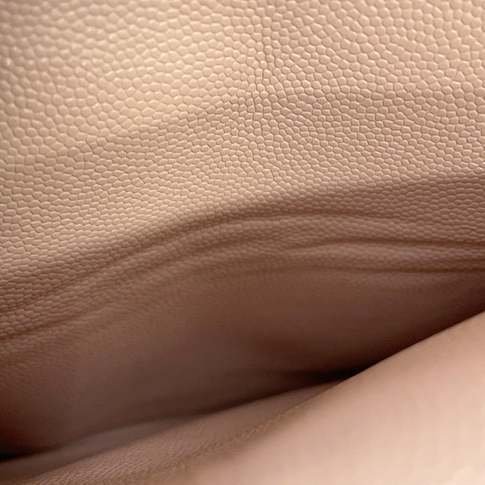 シャネル チェーンショルダーバッグ マトラッセ25 ココマーク ダブルチェーン キャビアスキン A01112 CHANEL