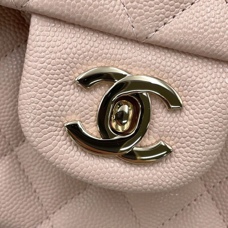 シャネル チェーンショルダーバッグ マトラッセ25 ココマーク ダブルチェーン キャビアスキン A01112 CHANEL