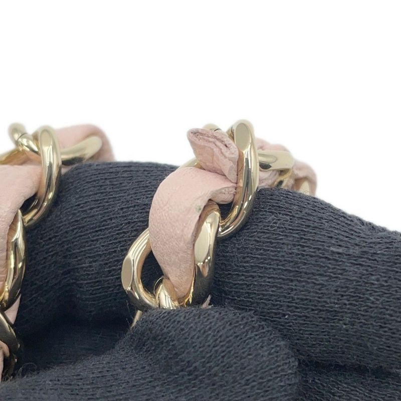 シャネル チェーンショルダーバッグ マトラッセ25 ココマーク ダブルチェーン キャビアスキン A01112 CHANEL