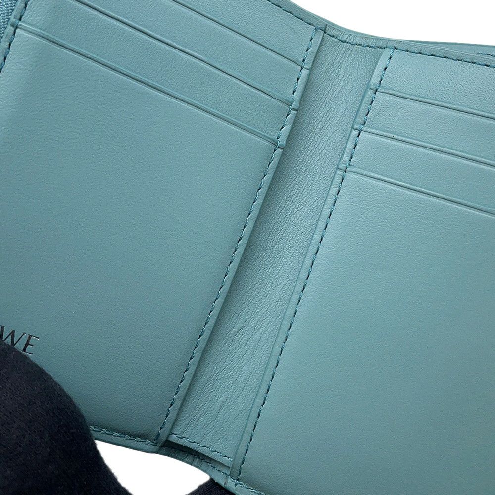 ロエベ 三つ折り財布 ぺブル バーティカル ウォレット レザー CANBS33X01 LOEWE 財布