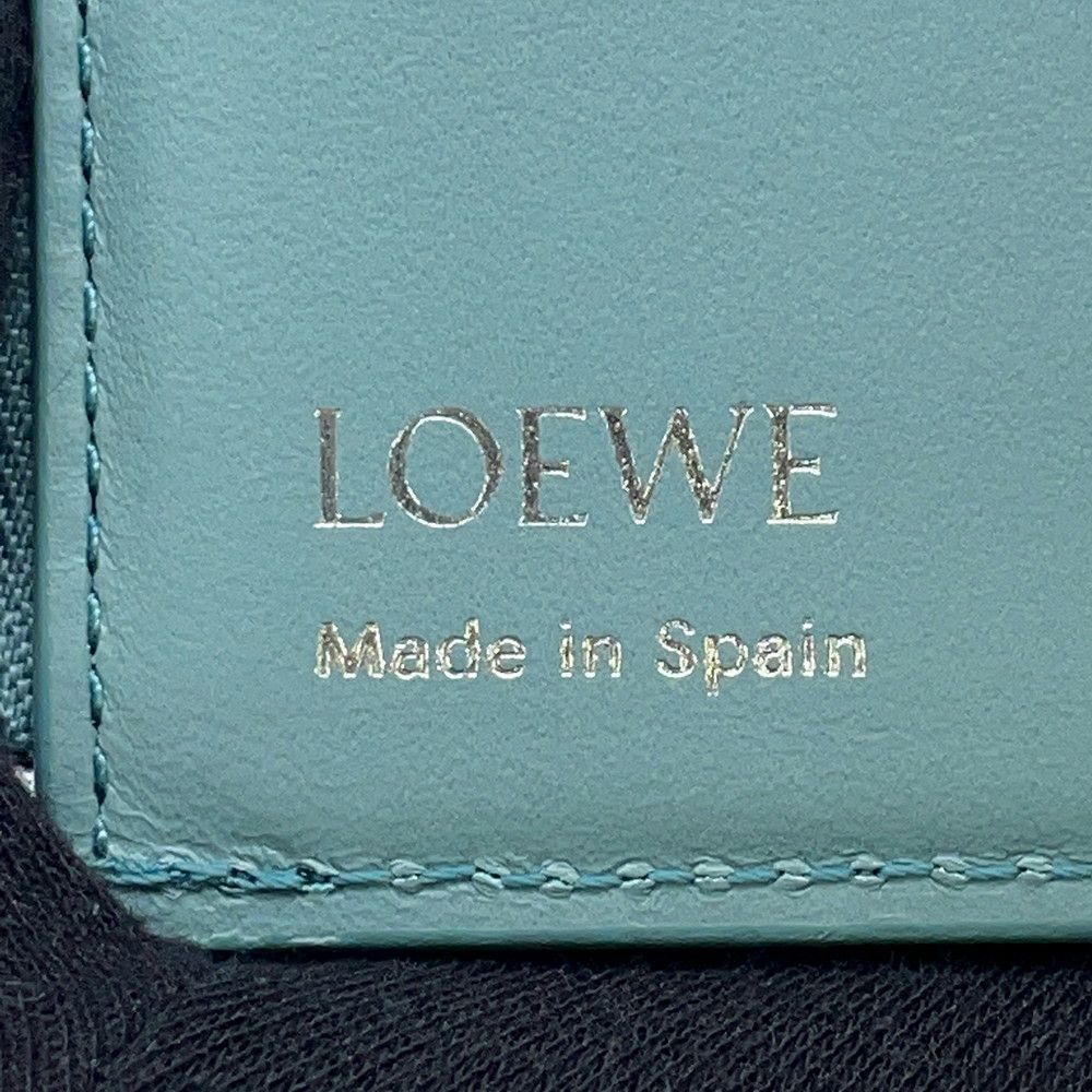 ロエベ 三つ折り財布 ぺブル バーティカル ウォレット レザー CANBS33X01 LOEWE 財布