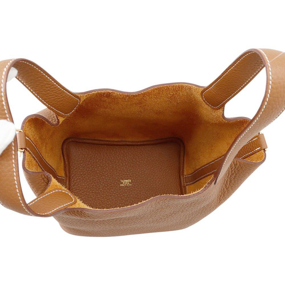 エルメス ハンドバッグ ピコタンロックPM ゴールド/ゴールド金具 トリヨンクレマンス B刻印