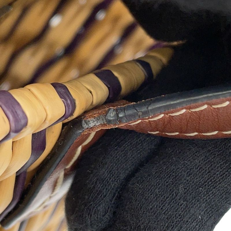 ロエベ トートバッグ アナグラム バスケットバッグ ラフィア A223099X02 LOEWE かごバッグ