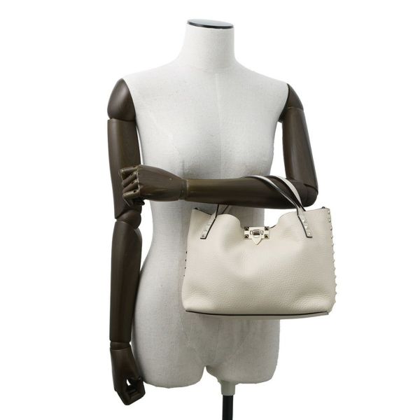 ヴァレンティノ・ガラヴァーニ ハンドバッグ ロックスタッズ レザー 3W2B0K11VSN VALENTINO 2way