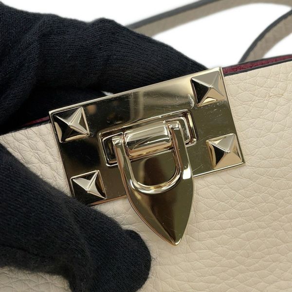 ヴァレンティノ・ガラヴァーニ ハンドバッグ ロックスタッズ レザー 3W2B0K11VSN VALENTINO 2way