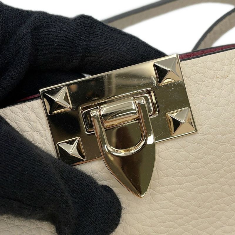 ヴァレンティノ・ガラヴァーニ ハンドバッグ ロックスタッズ レザー 3W2B0K11VSN VALENTINO 2way