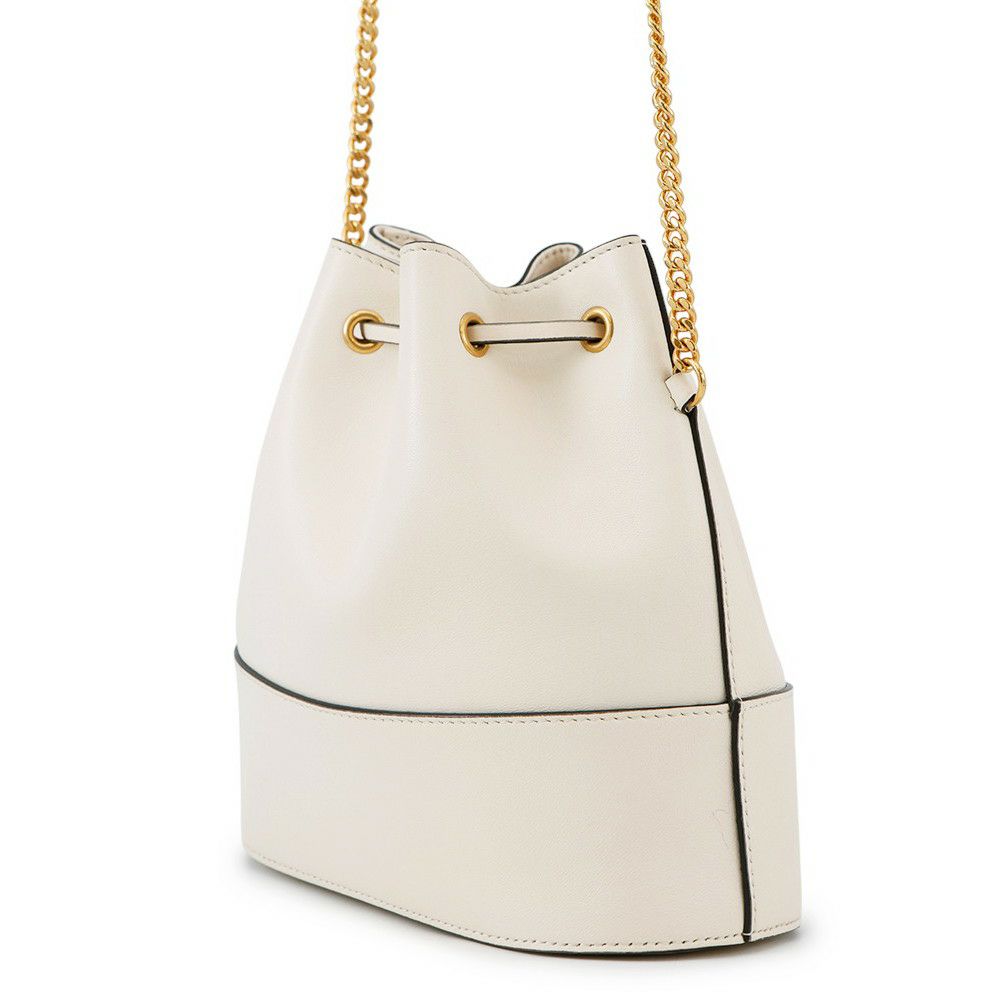 ヴァレンティノ・ガラヴァーニ チェーンショルダーバッグ Vロゴ バケットバッグ VALENTINO