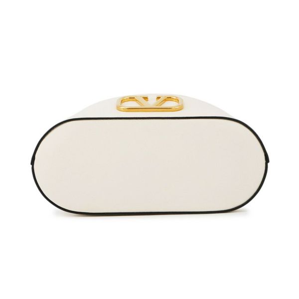 ヴァレンティノ・ガラヴァーニ チェーンショルダーバッグ Vロゴ バケットバッグ VALENTINO