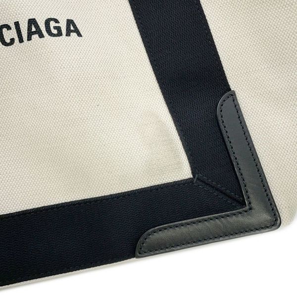 バレンシアガ トートバッグ ネイビーカバス S ポーチ付 339933 BALENCIAGA 黒
