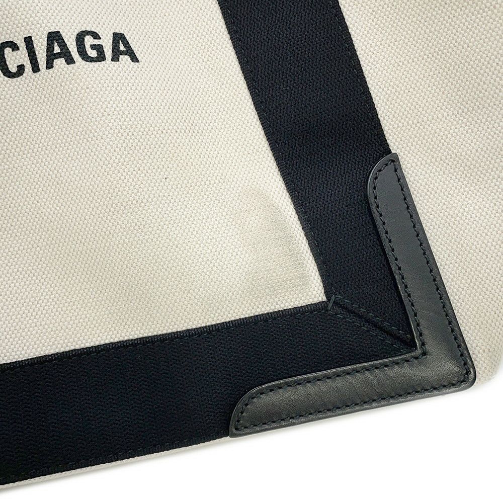 バレンシアガ トートバッグ ネイビーカバス S ポーチ付 339933 BALENCIAGA 黒