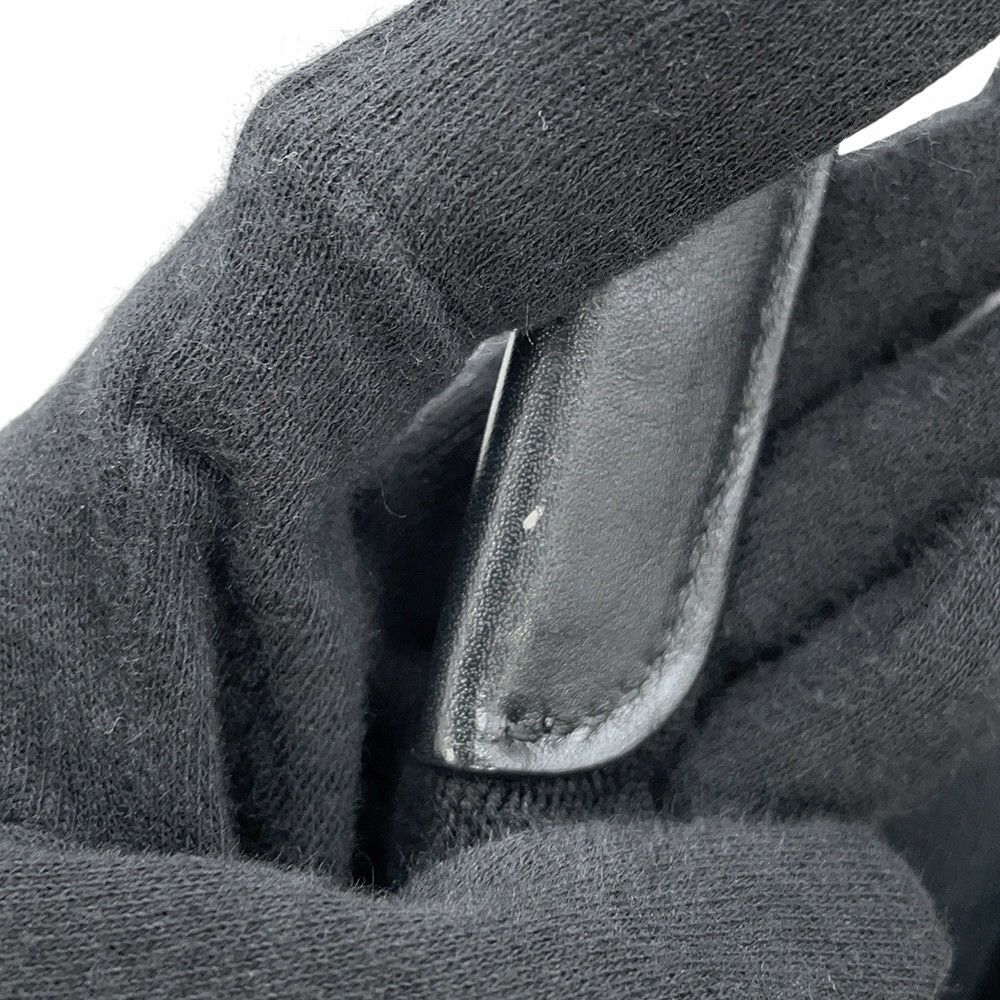 バレンシアガ トートバッグ ネイビーカバス S ポーチ付 339933 BALENCIAGA 黒