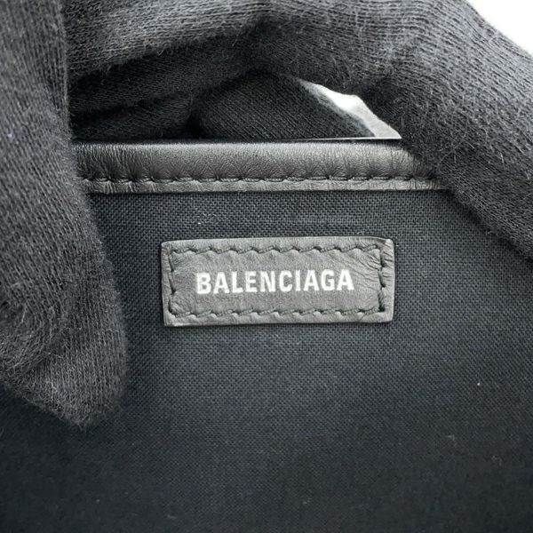 バレンシアガ トートバッグ ネイビーカバス S ポーチ付 339933 BALENCIAGA 黒