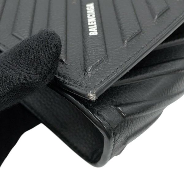 バレンシアガ ショルダーバッグ カーフラップ 679465 BALENCIAGA 黒