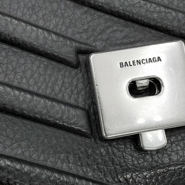 バレンシアガ ショルダーバッグ カーフラップ 679465 BALENCIAGA 黒