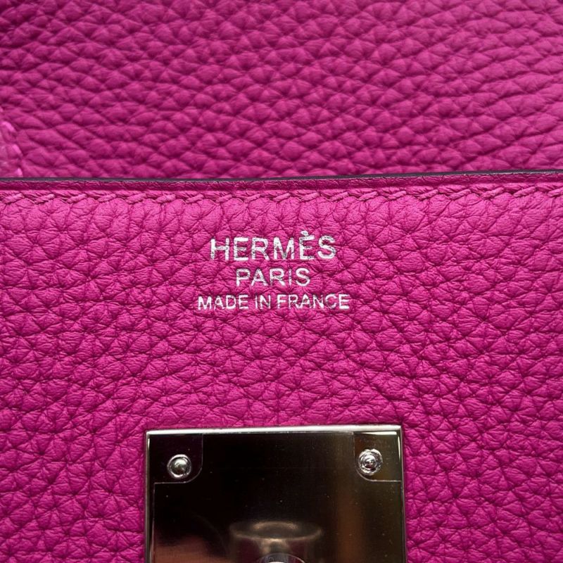 エルメス バーキン30 ローズパープル/シルバー金具 トゴ A刻印 HERMES Birkin ハンドバッグ