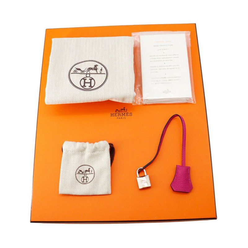 エルメス バーキン30 ローズパープル/シルバー金具 トゴ A刻印 HERMES Birkin ハンドバッグ