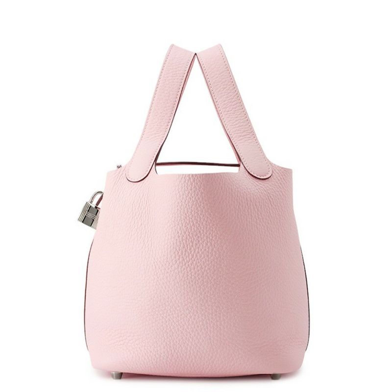 エルメス ハンドバッグ ピコタンロックPM ローズサクラ/シルバー金具 トリヨンクレマンス W刻印