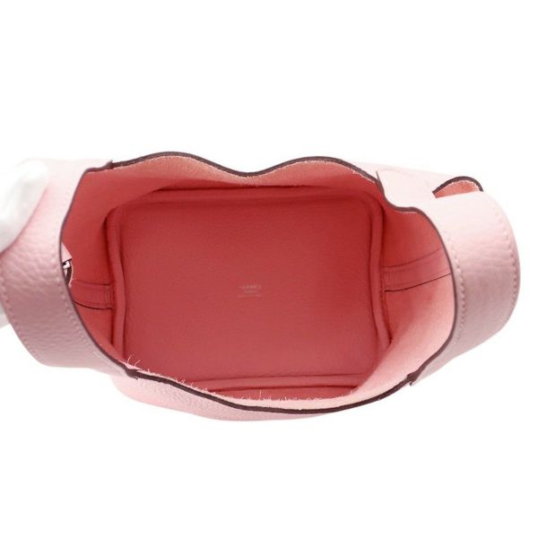 エルメス ハンドバッグ ピコタンロックPM ローズサクラ/シルバー金具 トリヨンクレマンス W刻印